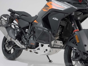 Crashbar - materiale: acciaio - colore: nero - KTM 1290 Super Adventure ('21-) - SW-Motech