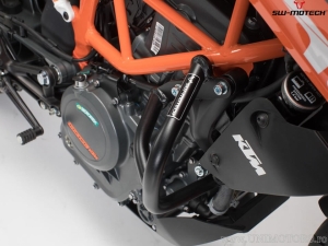 Crashbar - materiale: acciaio - colore: nero - KTM 390 Duke ('13-'20) - SW-Motech
