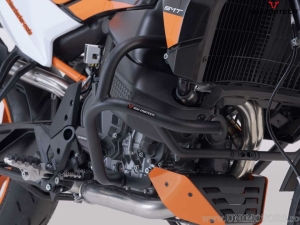 Crashbar - materiale: acciaio - colore: nero - KTM 890 SM T ('23-) - SW-Motech