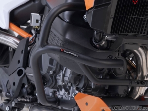 Crashbar - materiale: acciaio - colore: nero - KTM 890 SM T ('23-) - SW-Motech
