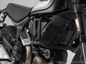 Crashbar - materiale: acciaio - colore: nero - modelli Ducati Scrambler ('14-) - SW-Motech