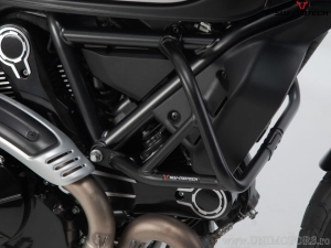 Crashbar - materiale: acciaio - colore: nero - modelli Ducati Scrambler ('14-) - SW-Motech