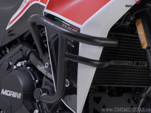 Crashbar - materiale: acciaio - colore: nero - Moto Morini X-Cape 650 ('21-) - SW-Motech