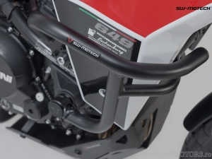 Crashbar - materiale: acciaio - colore: nero - Moto Morini X-Cape 650 ('21-) - SW-Motech