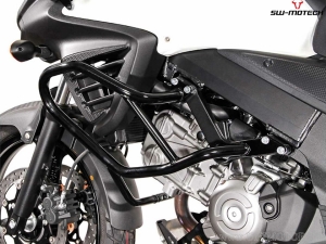 Crashbar - materiale: acciaio - colore: nero - Suzuki DL650 V-Strom ('11-) / XT ('14-) - SW-Motech
