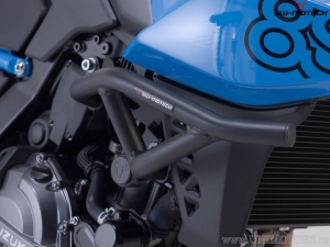 Crashbar - materiale: acciaio - colore: nero - Suzuki GSX-8S ('22-) - SW-Motech
