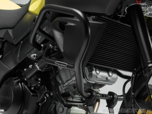 Crashbar - materiale: acciaio - colore: nero - Suzuki V-Strom 1000 ('14-'19) - SW-Motech