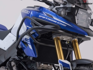 Crashbar - materiale: acciaio - colore: nero - Suzuki V-Strom 1050DE ('21-) - SW-Motech