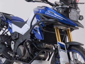 Crashbar - materiale: acciaio - colore: nero - Suzuki V-Strom 1050DE ('21-) - SW-Motech