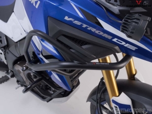 Crashbar - materiale: acciaio - colore: nero - Suzuki V-Strom 1050DE ('21-) - SW-Motech
