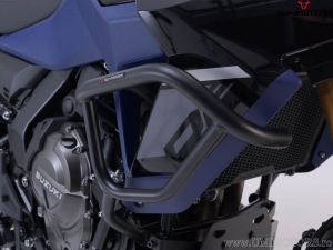Crashbar - materiale: acciaio - colore: nero - Suzuki V-Strom 800 / 800DE ('22-) - SW-Motech
