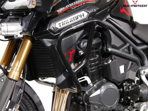 Crashbar - materiale: acciaio - colore: nero - Triumph Tiger 1200 Explorer ('11-'15) - SW-Motech