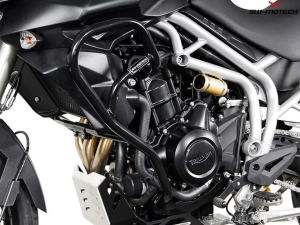 Crashbar - materiale: acciaio - colore: nero - Triumph Tiger 800 / 800 XC ('10-'14) - SW-Motech