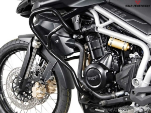 Crashbar - materiale: acciaio - colore: nero - Triumph Tiger 800 / 800 XC ('10-'14) - SW-Motech