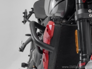 Crashbar - materiale: acciaio - colore: nero - Triumph Trident 660 ('21-) - SW-Motech