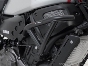 Crashbar - materiale: acciaio - colore: nero - Yamaha XSR700 ('15-) / XSR700 XT ('19-) - SW-Motech