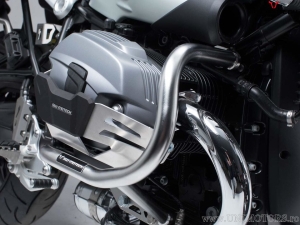 Crashbar - materiale: acciaio inossidabile - colore: argento - BMW R nineT modelli ('14-) - SW-Motech