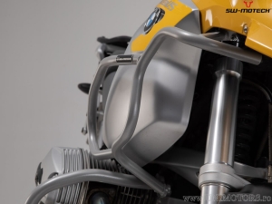 Crashbar superiore - materiale: acciaio - colore: argento - BMW R1200 GS ('04-'07) - SW-Motech