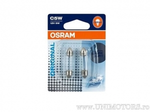 Csomagolás SV8.5-8 12V 5W L: 36mm 2db - Osram