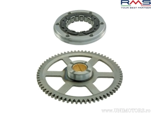 Cuplaj electromotor (bendix) + roata dintata - Yamaha YP T-Max / YP T-Max ABS 500cc - RMS