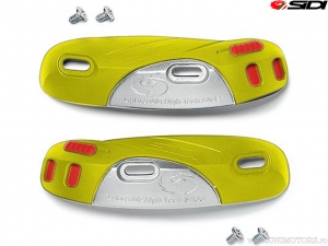 Curseur de botte Sidi Vortice / Mag-1 / Roarr jaune fluo (jaune fluorescent) - SIDI