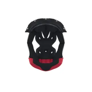 Cuscinetto corona casco SM5 - Nero, Rosso - Adulto - M - 01343510