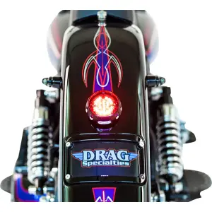 Custom Bobber Led Taillight and License Plate Mount - 20100797