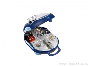 Cutie set becuri de schimb 12V H1 (6 becuri si 3 sigurante) - Osram