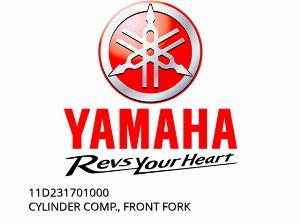 CYLINDER COMP., FRONT FORK - 11D231701000 - Yamaha
