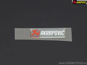 Décalque transparent de remplacement - couleur de base: rouge / blanc - Akrapovič