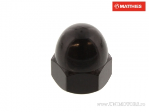 Dado chiuso Pro Bolt M8 x 1.25 mm alluminio nero - JM