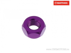 Dado in Alluminio Viola Pro Bolt M6 x 1.00 mm - JM