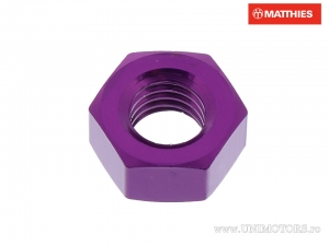 Dado in Alluminio Violetto Pro Bolt M8 x 1.25 mm - JM