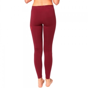 Damen Enduration Leggings [Burgund]: Größe - M
