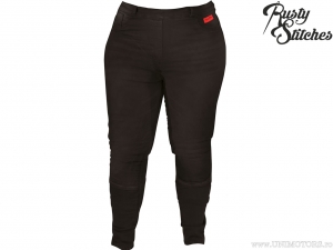 Damen Motorradhose Rusty Stitches Super Ella Schwarz - Rusty Stitches