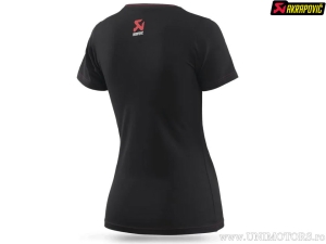 Damen T-Shirt Corpo - Größe: M - Material: 95% Baumwolle / 5% Elastan - Farbe: schwarz / rot - Akrapovič