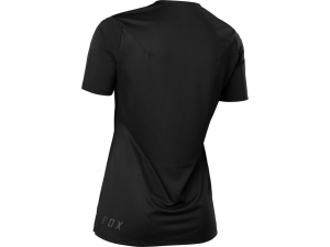 DAMES FLEXAIR SS JERSEY [ZWART]: Maat - L