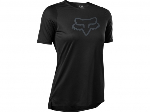DAMES FLEXAIR SS JERSEY [ZWART]: Maat - L
