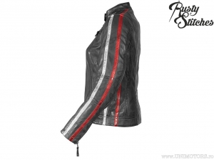 Dames motorjas Rusty Stitches Uma Grey (grijs) - Rusty Stitches