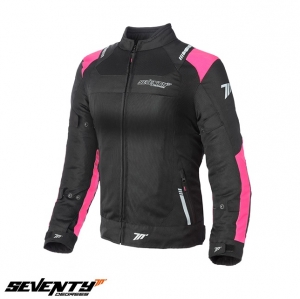 Dames racejas Seventy model SD-JR54 kleur: zwart / roze