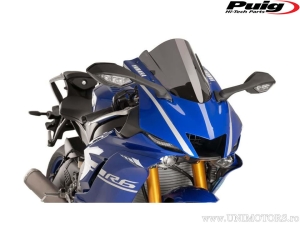 Dark smoke racing windshield - Yamaha YZF-R6 600 ABS ('17) - Puig