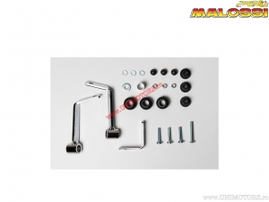 Dark smoke Sport screen (380x230x3mm) - Piaggio Beverly ABS 300i H2O 4T E4 ('16-'20) - Malossi