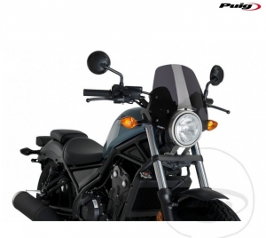 Dark Smoke Sport Windshield - Honda CMX 500 A Rebel ABS ('17-'22) - JM