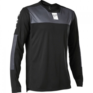 DEFEND LS JERSEY FOXHEAD [BLK]: Size - XL