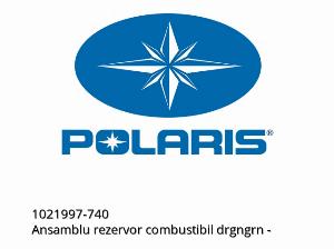 Depósito de combustível asm drgngrn - 1021997-740 - Polaris
