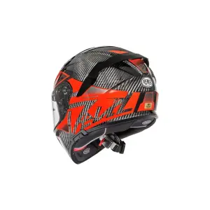 Devil Carbon MN Helm - Schwarz, Rot - Erwachsen - L - 010118220