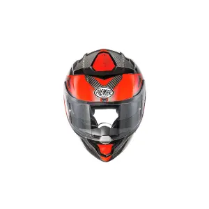 Devil Carbon MN Helm - Schwarz, Rot - Erwachsen - L - 010118220