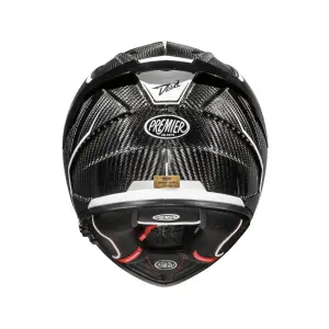 Devil Carbon ST8 Helmet - Gloss, White, Black - Adult - M - 010116539