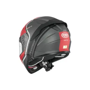 Devil PH Helm - Grijs, Rood, Glanzend - Volwassene - S - 010116496