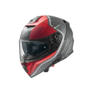 Devil PH Helm - Grijs, Rood, Glanzend - Volwassene - XS - 010116495